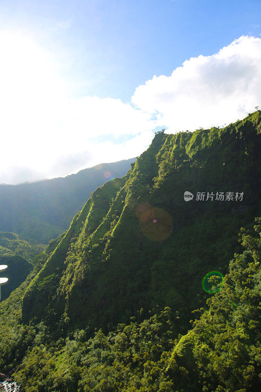 夏威夷考艾岛山