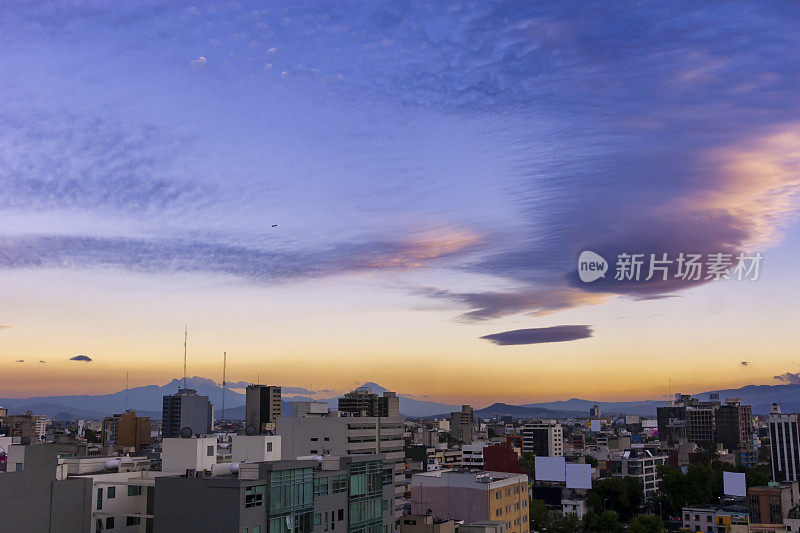 墨西哥城cloudscape