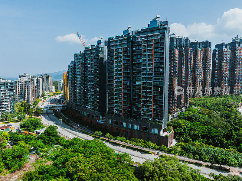 香港马鞍山的居民大厦