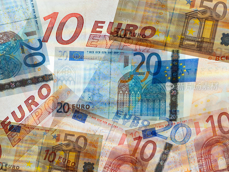 欧盟的欧元纸币