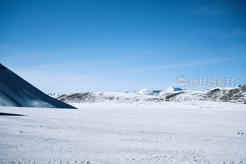 阿拉贝尔高原冬季景观