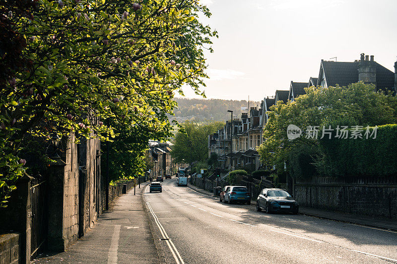 英国巴斯的街景