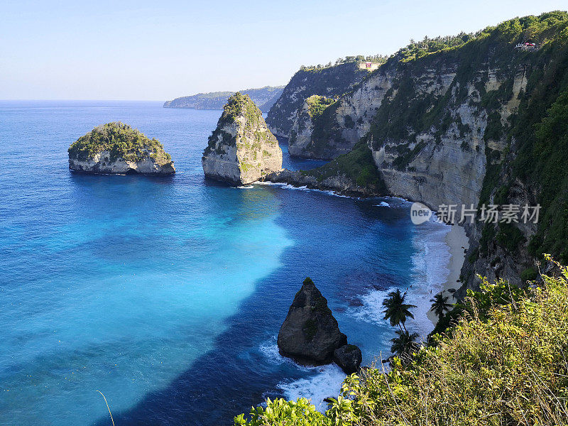 钻石海滩，努沙佩尼达，印度尼西亚巴厘岛