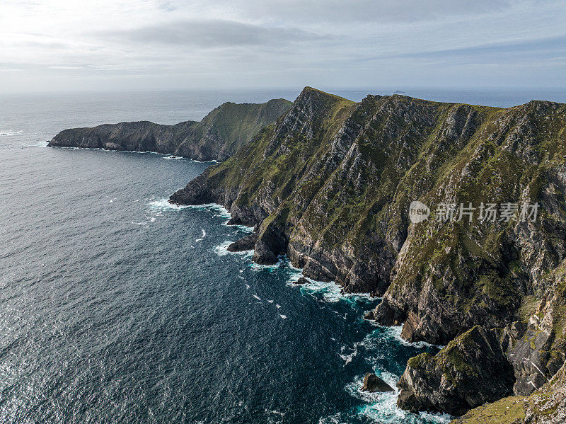 爱尔兰的壮丽景色，海景和大悬崖