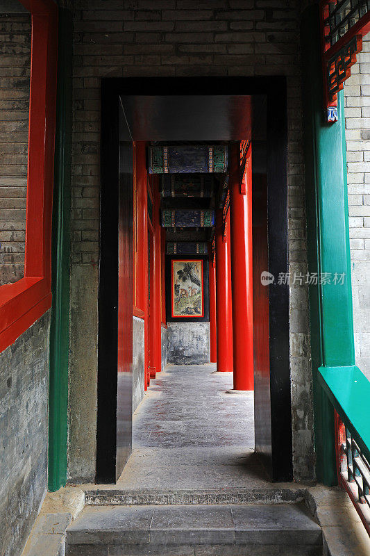 中国古典廊道建筑，北京