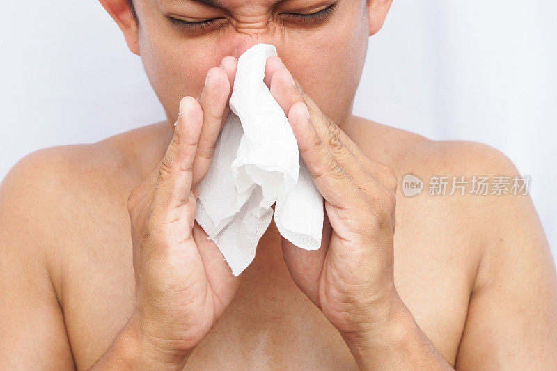 流感引起打喷嚏和流鼻涕