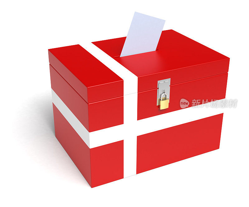 丹麦国旗投票箱