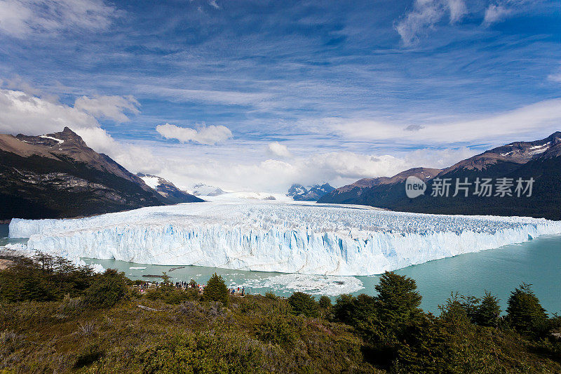 阿根廷巴塔哥尼亚的佩里托莫雷诺冰川