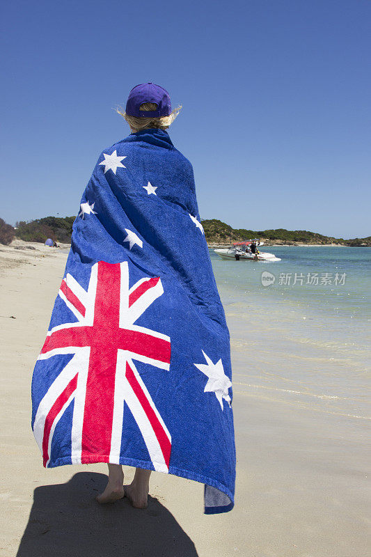澳洲国庆日毛巾