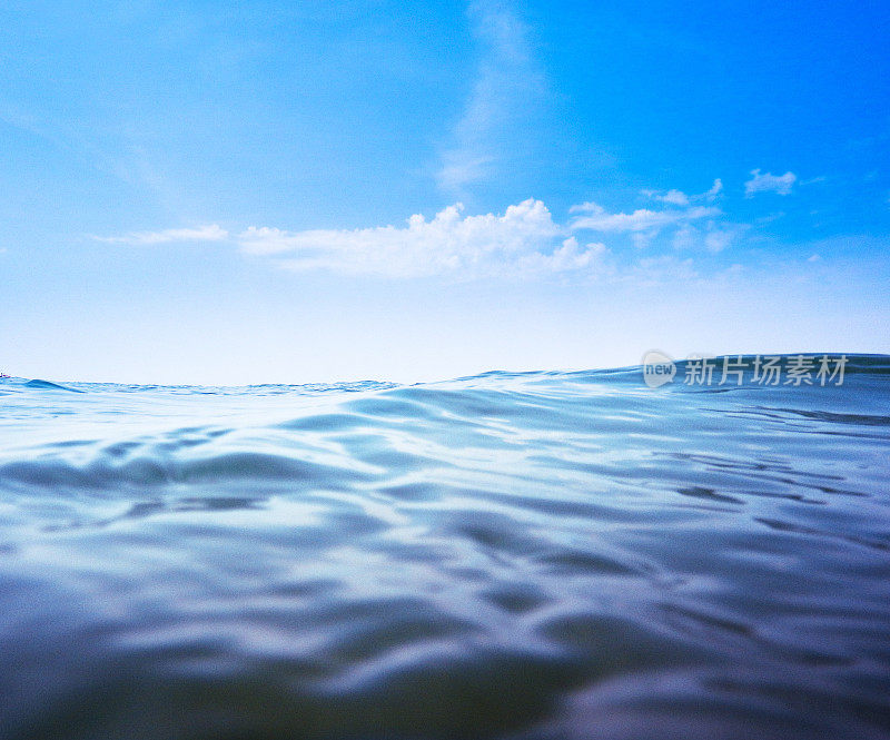 日落海浪