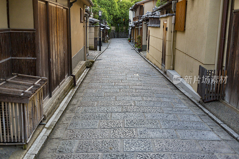 日本京都历史园区的古老小巷