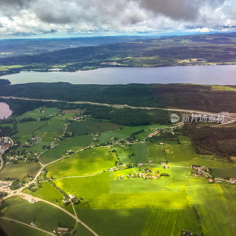 挪威鸟瞰图