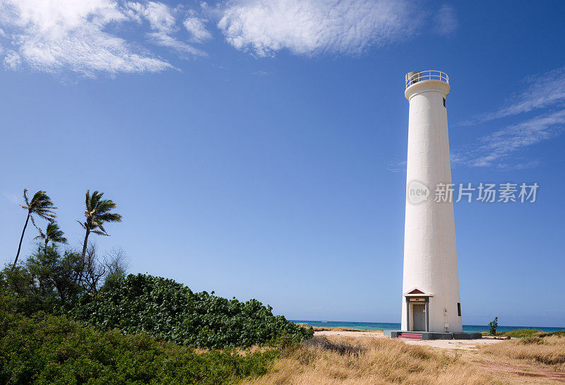 位于夏威夷瓦胡岛上的巴伯点灯塔