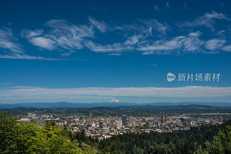 胡德山和俄勒冈州波特兰市