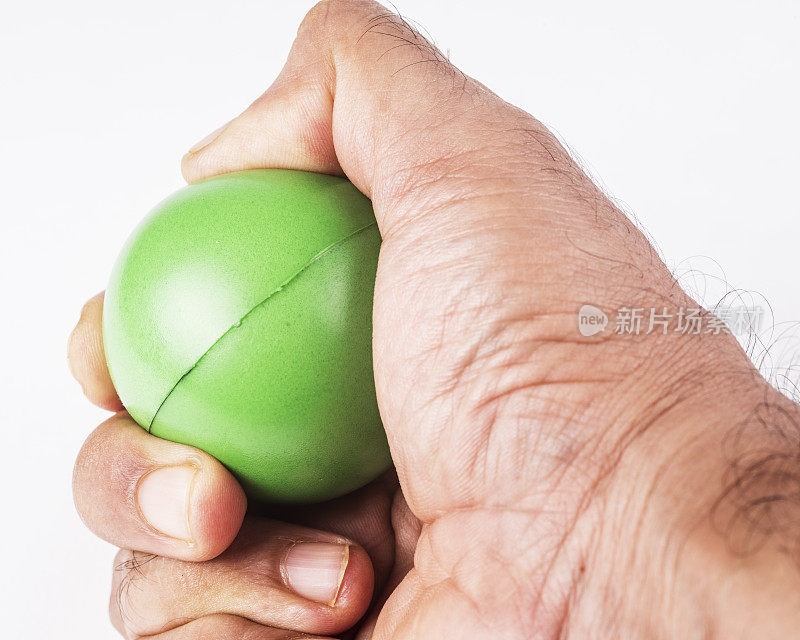 手捏绿压球