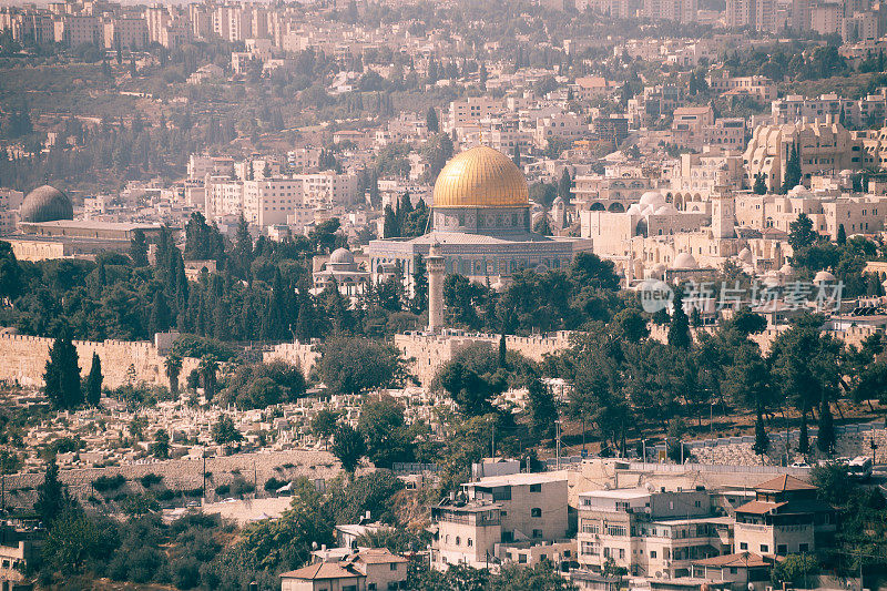 耶路撒冷旧城的圆顶岩