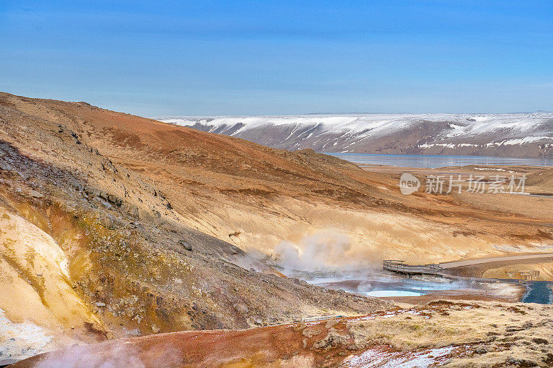 冰岛西南部Krysuvik火山热区