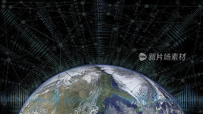 全球网络技术背景-行星地球和全球通信网络-拷贝空间