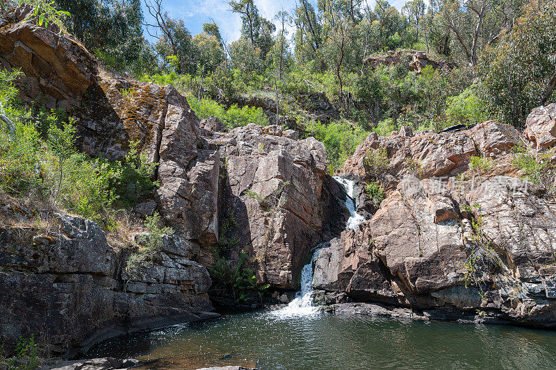 麦肯兹瀑布，格兰扁斯国家公园，澳大利亚