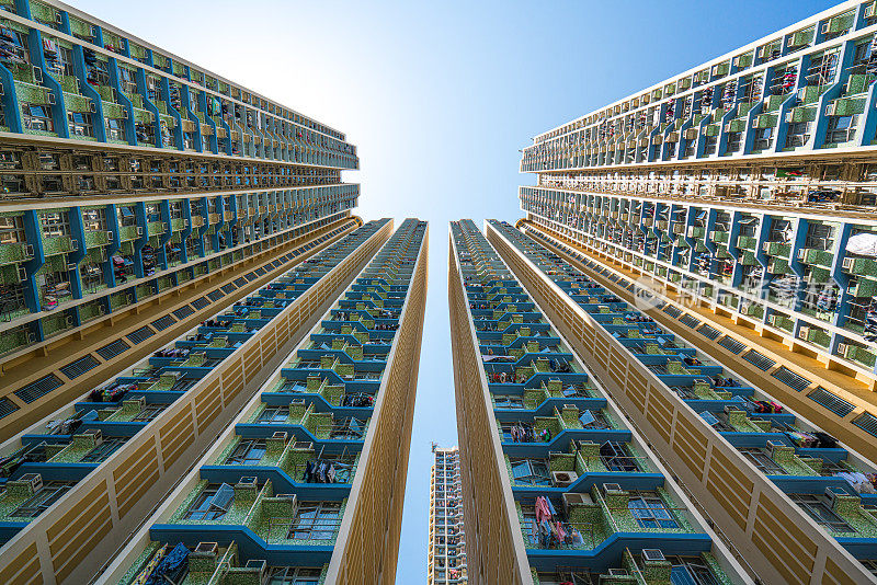 香港拥挤的房屋