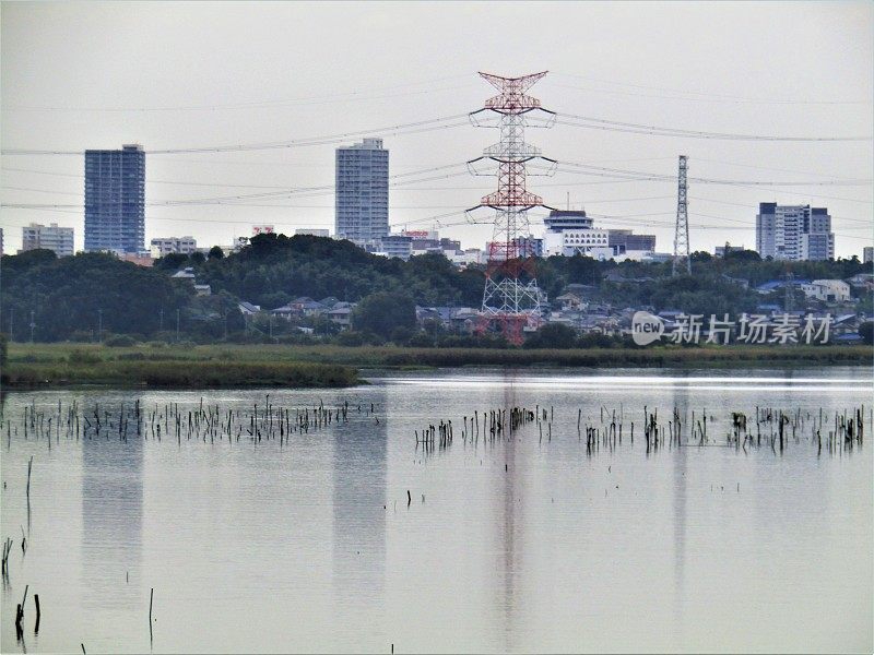 日本。9月。铁加沼湖和柏崎市。