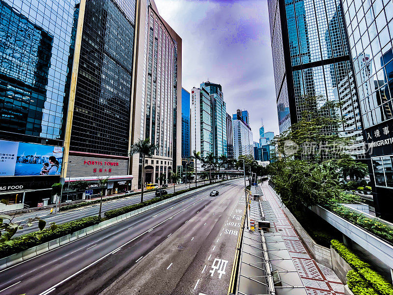 香港湾仔告士打道商业大厦观景