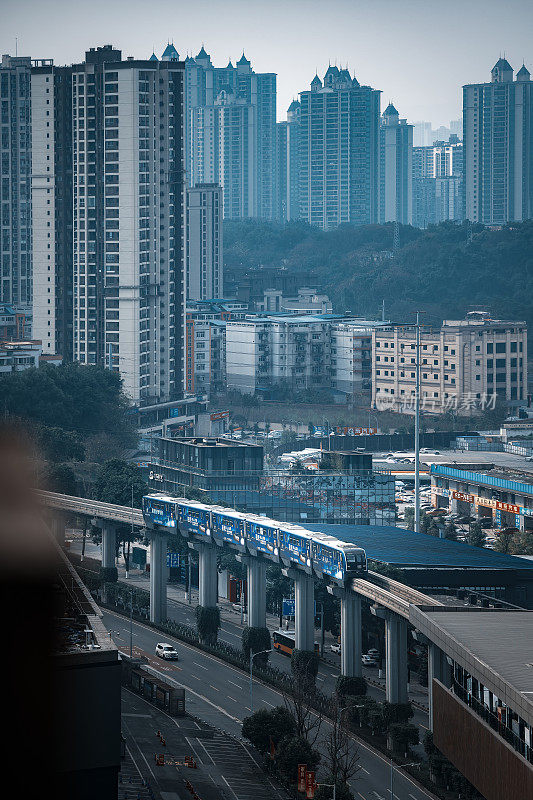 重庆的现代高层建筑