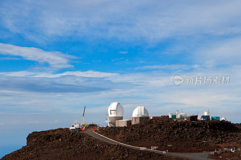 位于Haleakalā火山口的夏威夷天文台