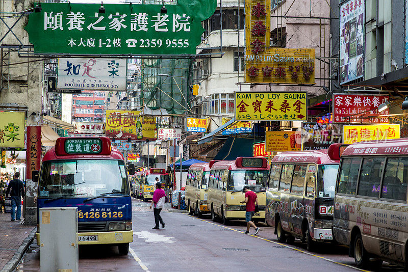 香港的街道