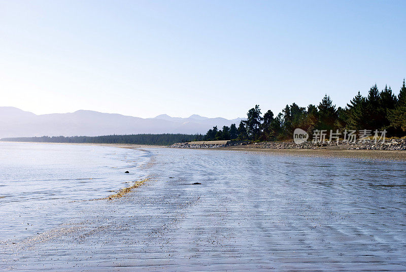 红宝石湾海景，塔斯曼地区，新西兰