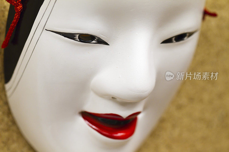日本艺妓的面具