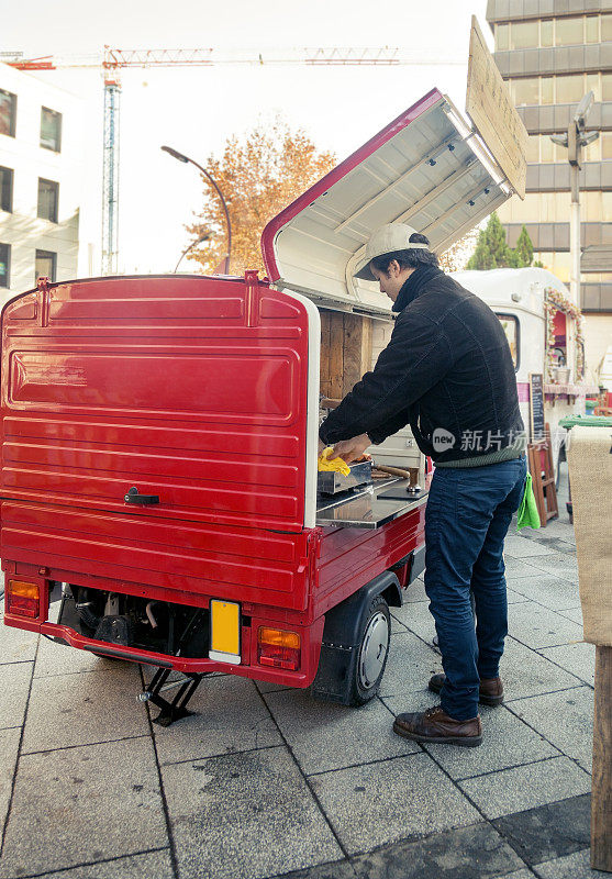 迷你食品卡车