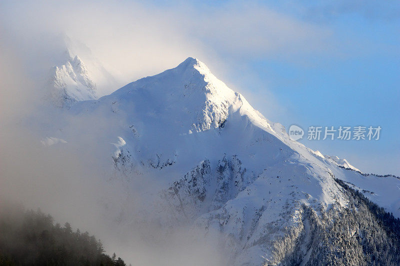 阿拉斯加的高峰