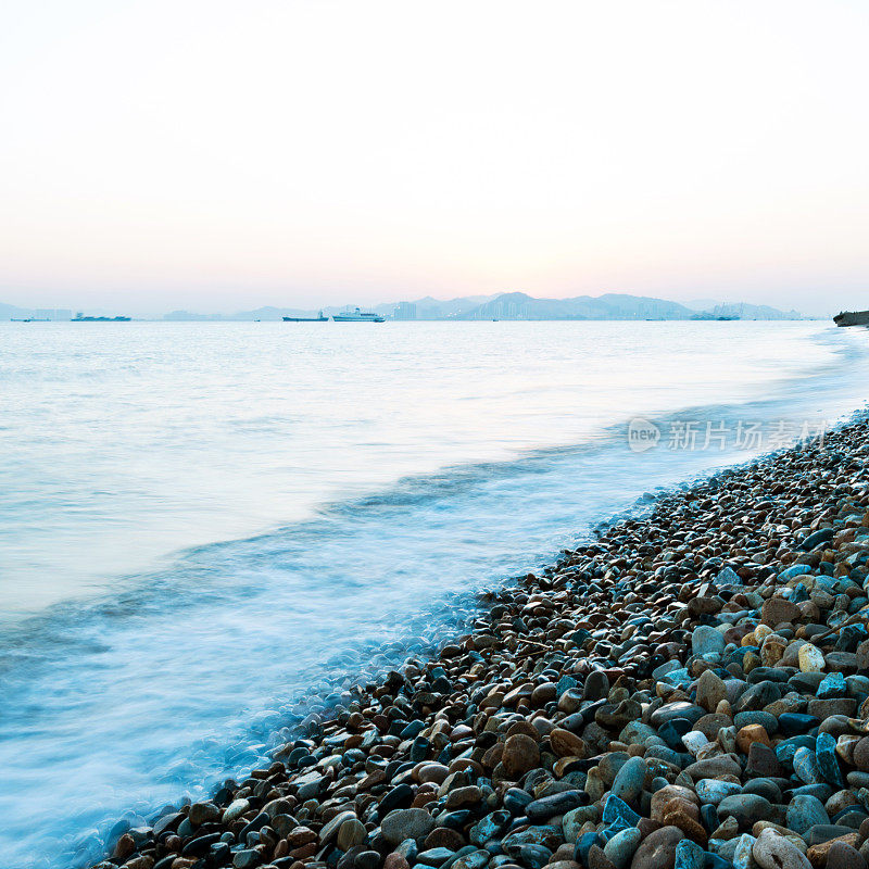 鹅卵石海滩