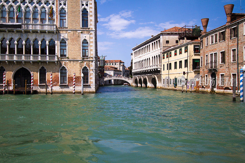 意大利威尼斯:大运河上的建筑物