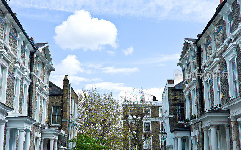 伦敦建筑:樱草花山上的经典联排别墅