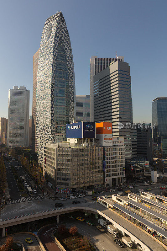 日本东京新宿市景