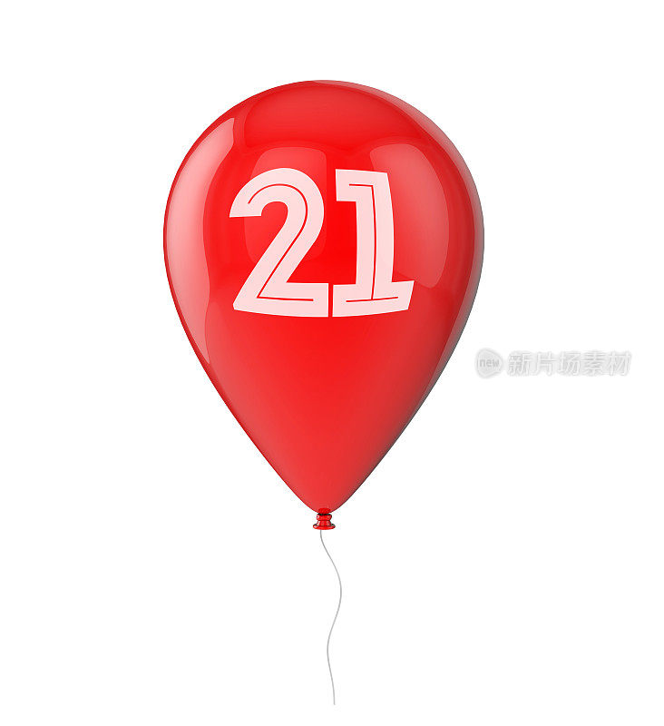 21岁生日气球