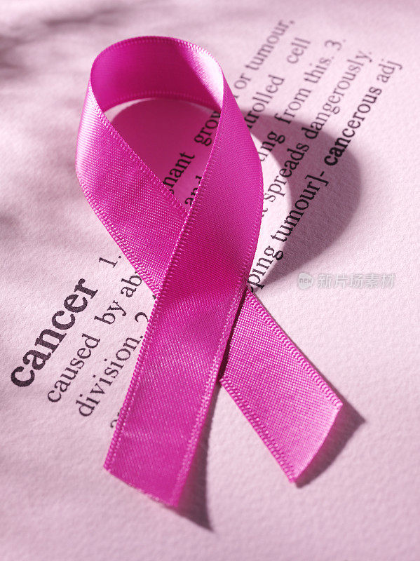 乳腺癌粉红丝带和字典引用