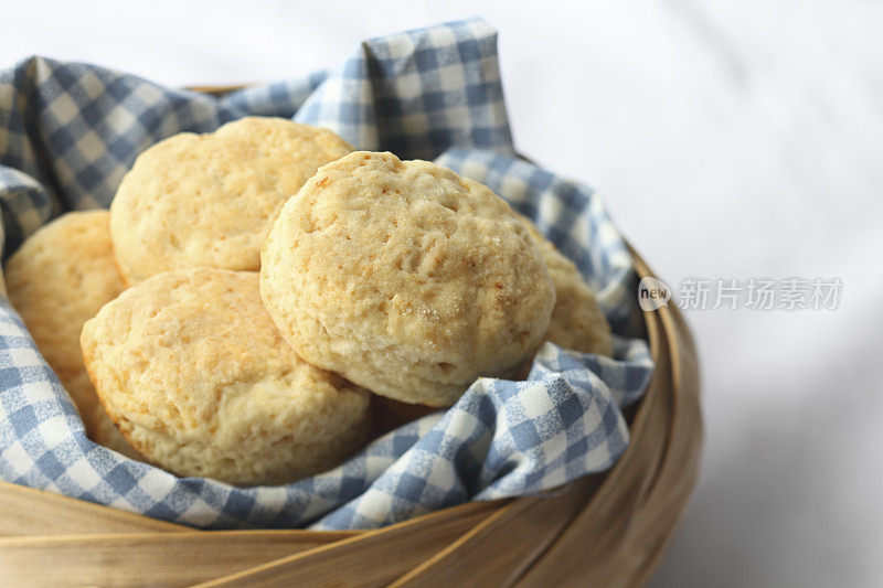 白脱牛奶饼干