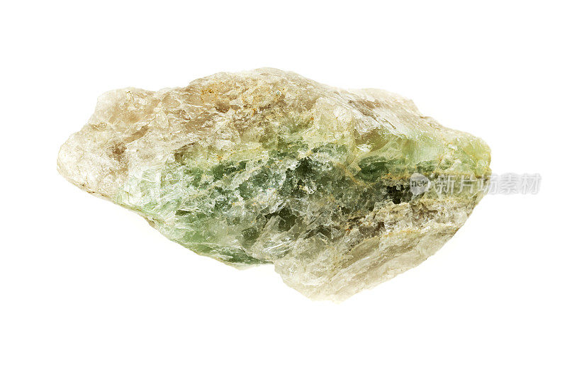 天然岩石-绿色矿物石的背景