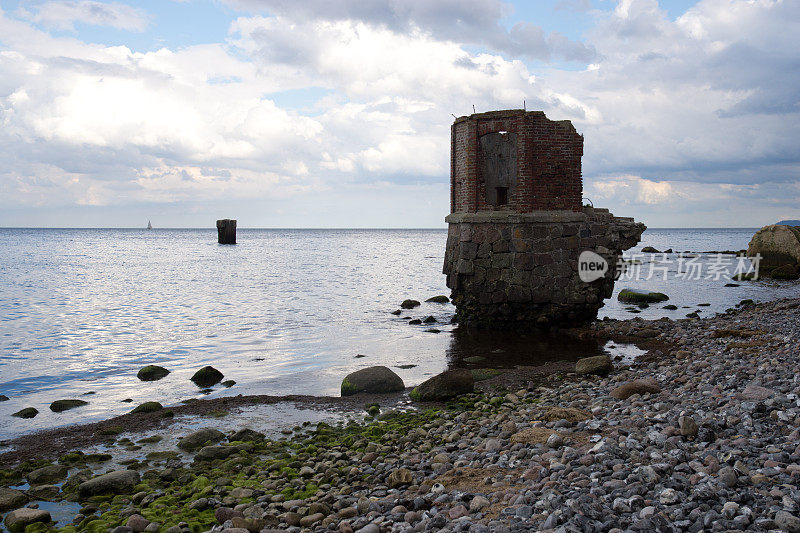 波罗的海沿岸和鲁根岛的老码头地基