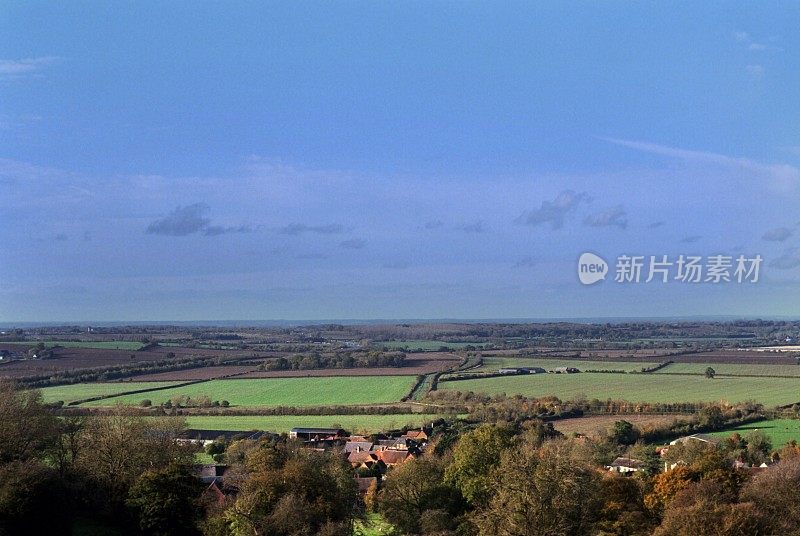 郁郁葱葱的英国乡村