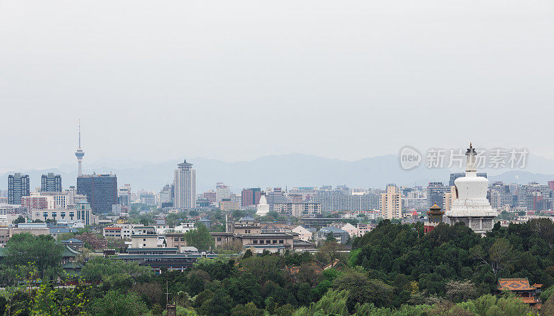 俯瞰北京天际线