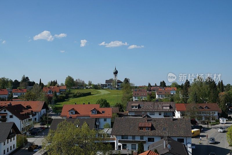 拜尔布伦，慕尼黑地区的一个村庄。巴伐利亚,德国