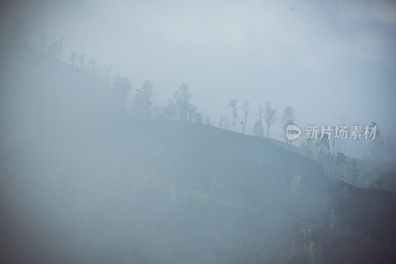 印度尼西亚Banyuwangi的Ijen火山