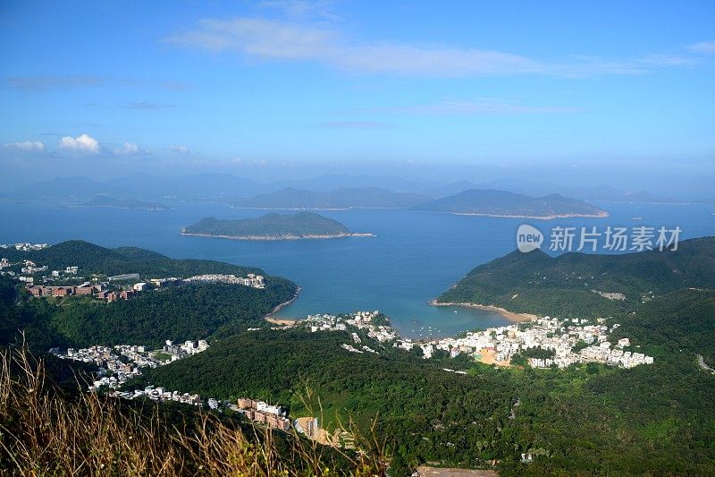 香港新界高山顶全景