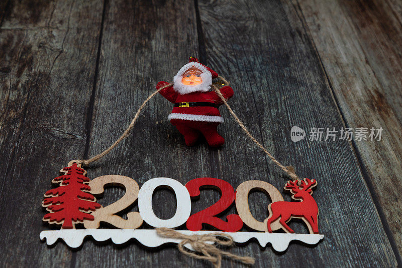 祝圣诞老人2020年新年快乐