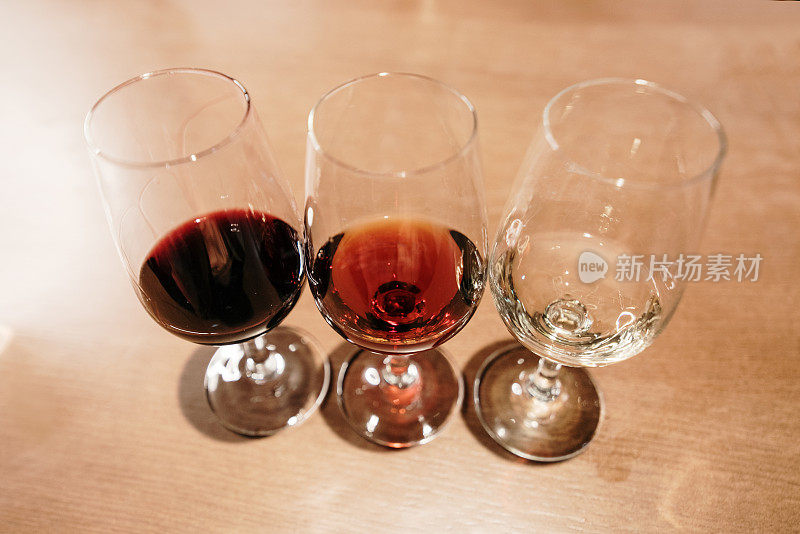 品酒-三种不同的波特酒品种