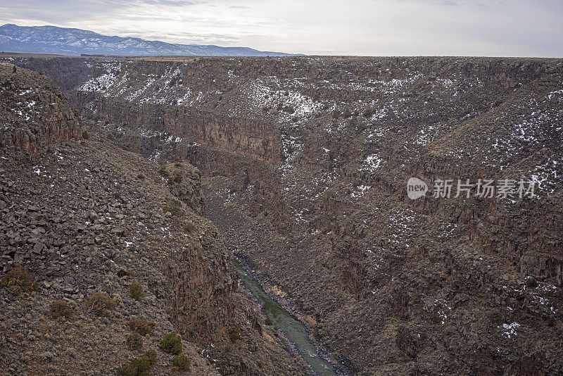 陶斯附近的乡村景观，新墨西哥州